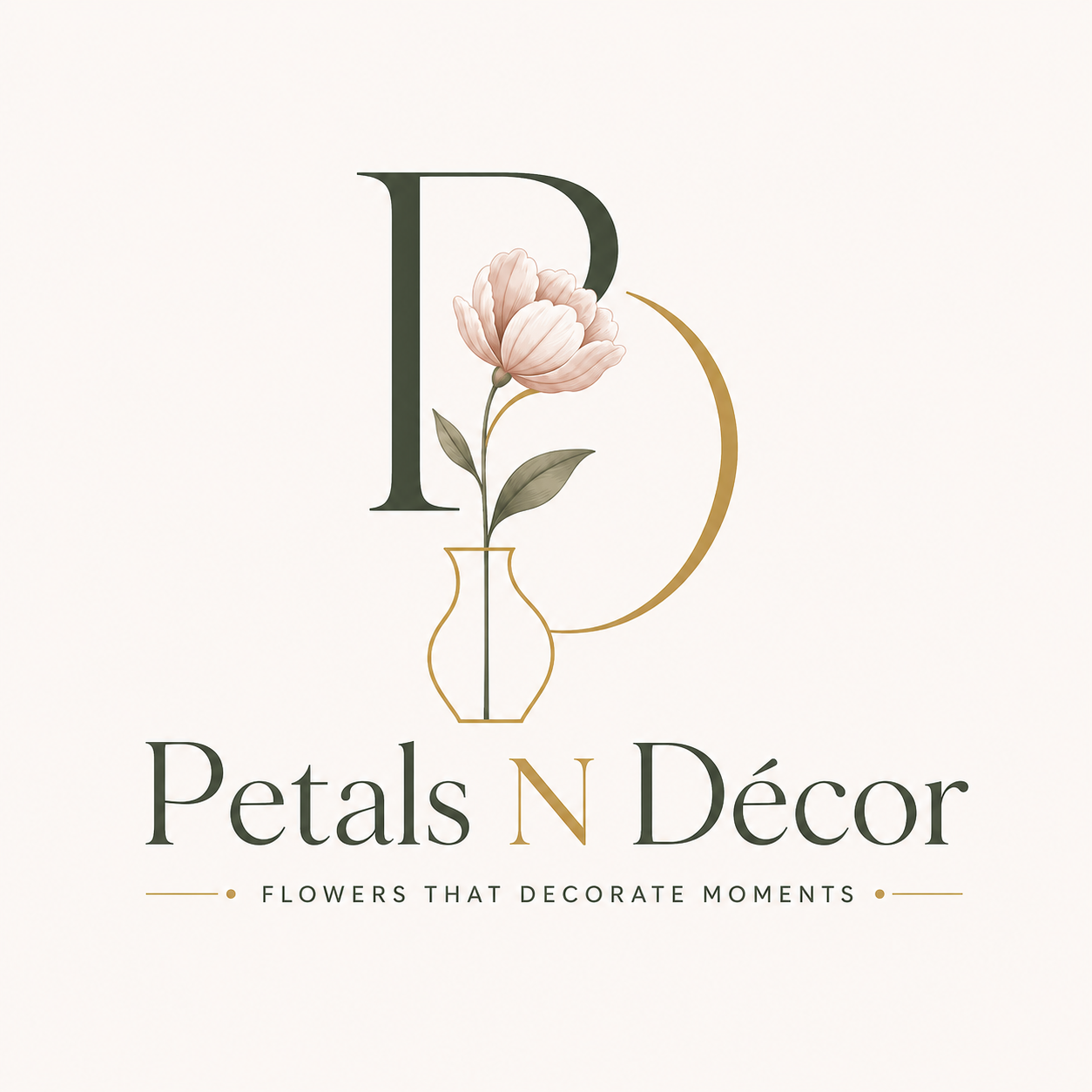 Petals N Decors logo